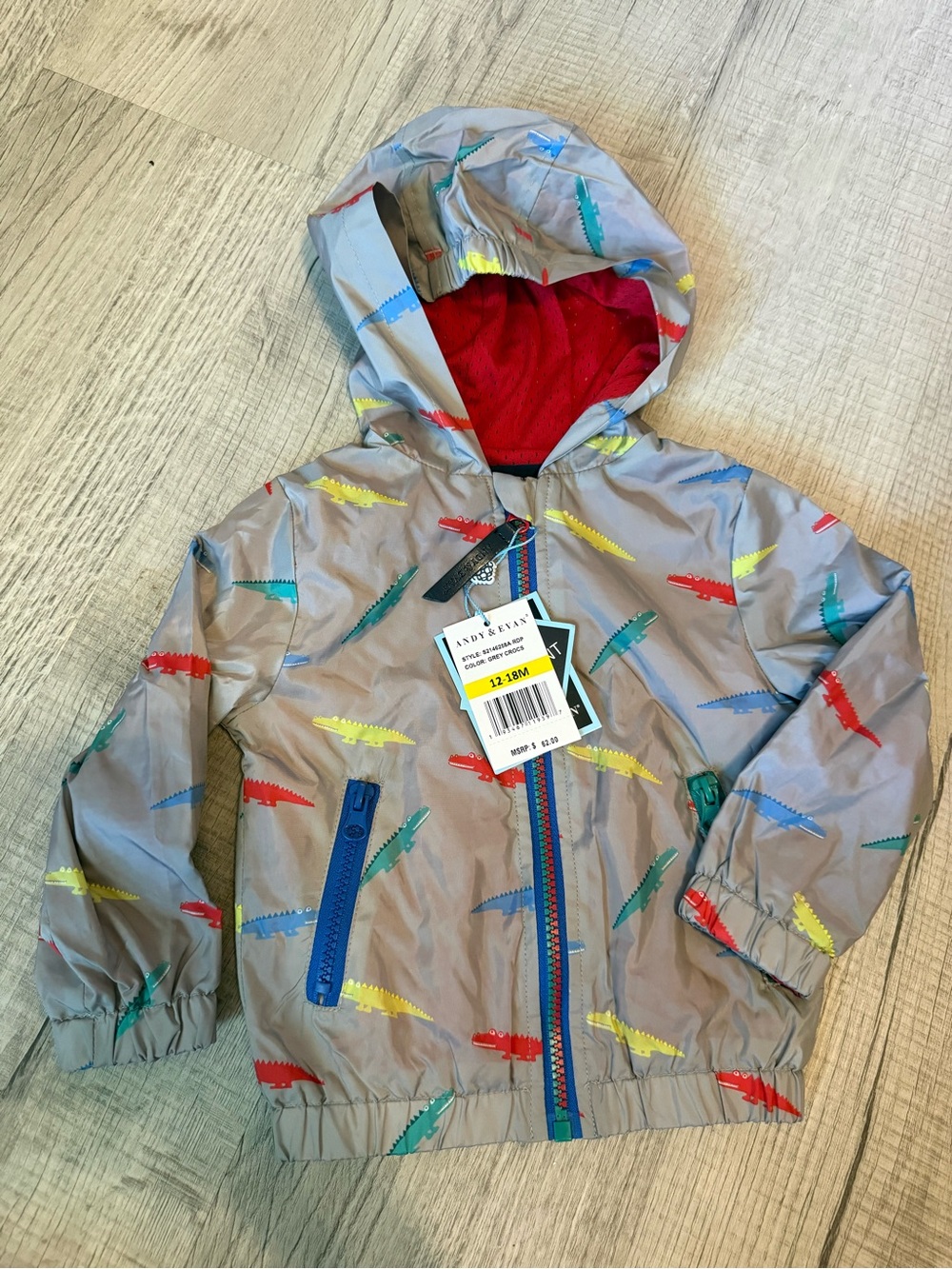 Andy & Evan Baby Boy Dino Rain Coat